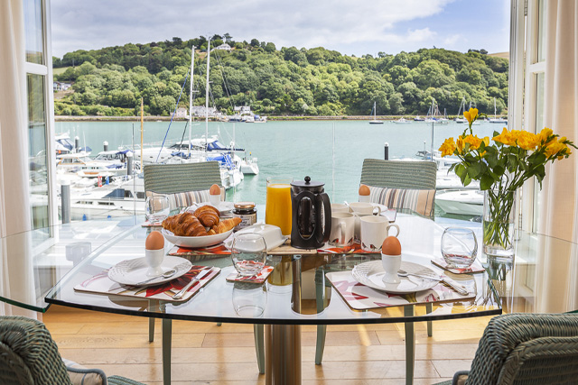 View of the water from 7 Dart Marina, Dartmouth